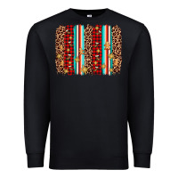 Black christmas socks cookie leopard brushstroke Premium Sweatshirt - AdoDesignShop