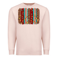 Pale Pink christmas socks cookie leopard brushstroke Premium Sweatshirt - AdoDesignShop