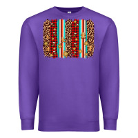 Purple christmas socks cookie leopard brushstroke Premium Sweatshirt - AdoDesignShop