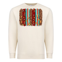 Sandshell christmas socks cookie leopard brushstroke Premium Sweatshirt - AdoDesignShop