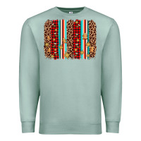 Seafoam christmas socks cookie leopard brushstroke Premium Sweatshirt - AdoDesignShop