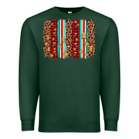 Sports Green christmas socks cookie leopard brushstroke Premium Sweatshirt - AdoDesignShop
