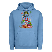 Pigment Pebble Blue sister elf Urban Hoodie - MaliasSmallBusiness