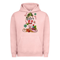 Pigment Salmon sister elf Urban Hoodie - MaliasSmallBusiness