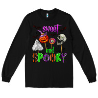 Black sweet and spooky Long Sleeve Tee - Zillion Design Studio