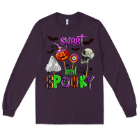 Plum sweet and spooky Long Sleeve Tee - Zillion Design Studio