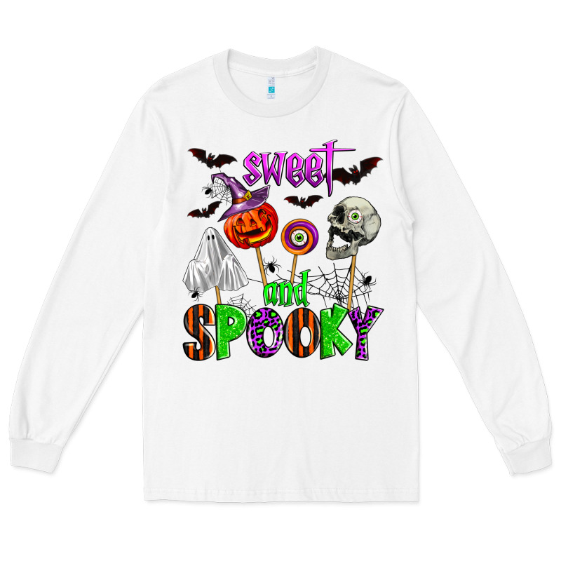 Sweet And Spooky Long Sleeve Tee by Zillion Design Studio | Teevron