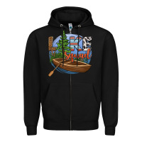 Black lake squad Zipper Hoodie - HRA Design Shop