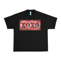 Black Xoxo cowhide and leopard Urban Heavy Tee - RanaPortraitStore