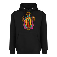 Black our lady of guadalupe cross Heavyweight Hoodie - JahusDesignShop