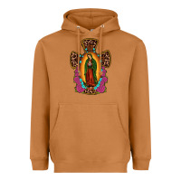 Meerkat our lady of guadalupe cross Heavyweight Hoodie - JahusDesignShop