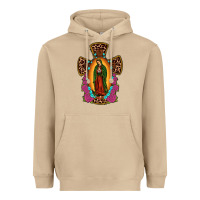 Mushroom our lady of guadalupe cross Heavyweight Hoodie - JahusDesignShop