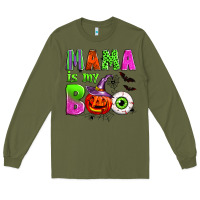 Army Green mama is my boo Long Sleeve Tee - Zillion Design Studio