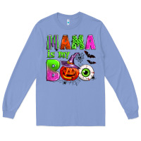 Colony Blue mama is my boo Long Sleeve Tee - Zillion Design Studio