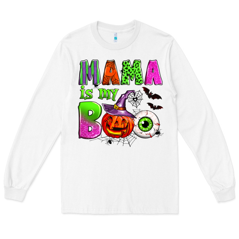 Mama Is My Boo Long Sleeve Tee by Zillion Design Studio | Teevron