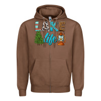 Chestnut lake life Zipper Hoodie - HRA Design Shop