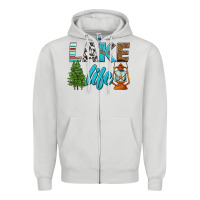 Dove Grey lake life Zipper Hoodie - HRA Design Shop