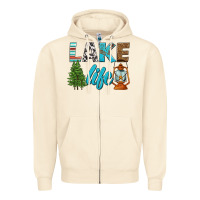 Sandshell lake life Zipper Hoodie - HRA Design Shop