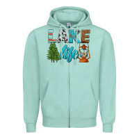 Seafoam lake life Zipper Hoodie - HRA Design Shop
