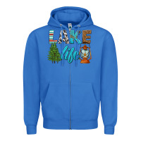 True Royal lake life Zipper Hoodie - HRA Design Shop