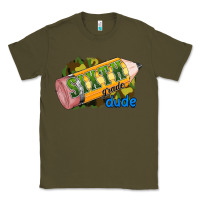 Army Green sixth grade dude Classic Tee - RanaPortraitStore
