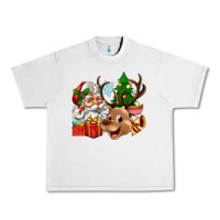 Lunar Rock santa and reindeer Urban Heavy Tee - Zillion Design Studio