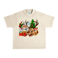 Sandshell santa and reindeer Urban Heavy Tee - Zillion Design Studio