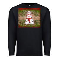 Black Christmas snowman Premium Sweatshirt - AdoDesignShop