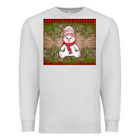 Dove Grey Christmas snowman Premium Sweatshirt - AdoDesignShop