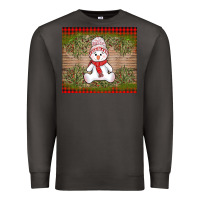 Smoke Christmas snowman Premium Sweatshirt - AdoDesignShop