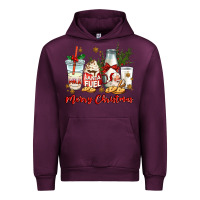 Mauve Wine santa fuel merry christmas Urban Hoodie - MaliasSmallBusiness