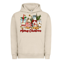 Pigment French Oak santa fuel merry christmas Urban Hoodie - MaliasSmallBusiness