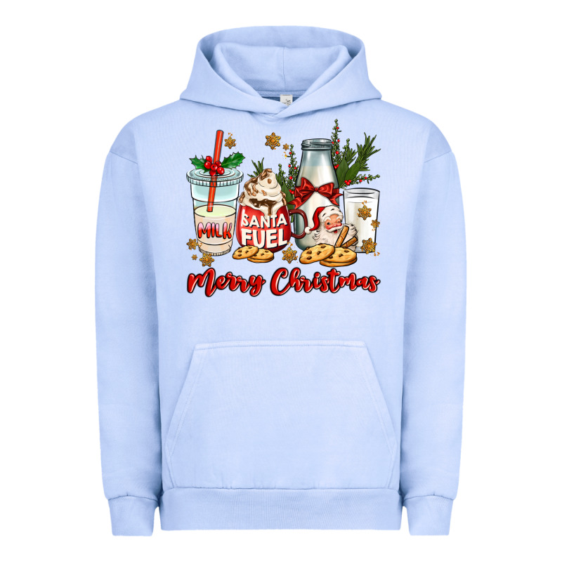 Santa Fuel Merry Christmas Urban Hoodie by MaliasSmallBusiness | Teevron