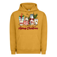 Pigment Peanut Butter santa fuel merry christmas Urban Hoodie - MaliasSmallBusiness