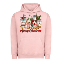 Pigment Salmon santa fuel merry christmas Urban Hoodie - MaliasSmallBusiness