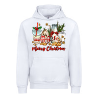 White santa fuel merry christmas Urban Hoodie - MaliasSmallBusiness