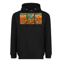 Black wild west license plate Heavyweight Hoodie - Artiststas