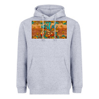 Heather Grey wild west license plate Heavyweight Hoodie - Artiststas