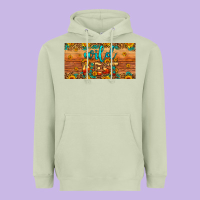 Wild West License Plate Heavyweight Hoodie Designed By Artiststas