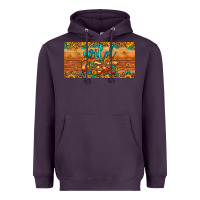 Plum wild west license plate Heavyweight Hoodie - Artiststas
