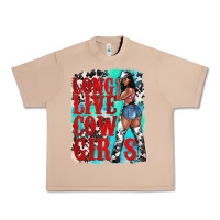 Burro long live cowgirls Urban Heavy Tee - texasbilliewilder