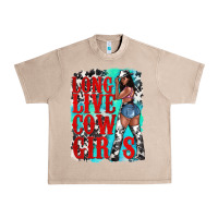 French Oak long live cowgirls Urban Heavy Tee - texasbilliewilder