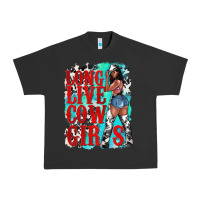 Pigment Black long live cowgirls Urban Heavy Tee - texasbilliewilder