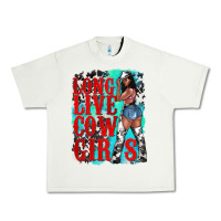 Pistachio long live cowgirls Urban Heavy Tee - texasbilliewilder