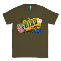 Army Green third grade dude Classic Tee - RanaPortraitStore