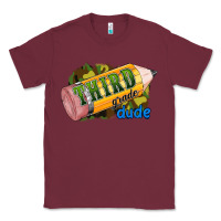 Burgundy third grade dude Classic Tee - RanaPortraitStore