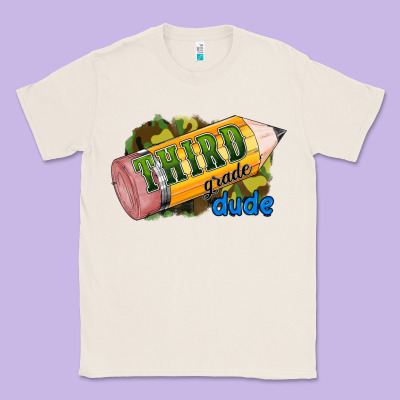 Third Grade Dude Classic Tee Designed By Ranaportraitstore