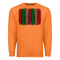 Carrot christmas glitter leopard brushstroke Premium Sweatshirt - AdoDesignShop