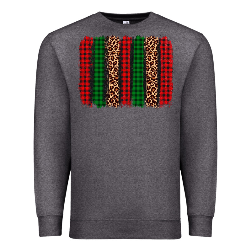 Christmas Glitter Leopard Brushstroke Premium Sweatshirt by AdoDesignShop | Teevron