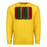 Lemon christmas glitter leopard brushstroke Premium Sweatshirt - AdoDesignShop